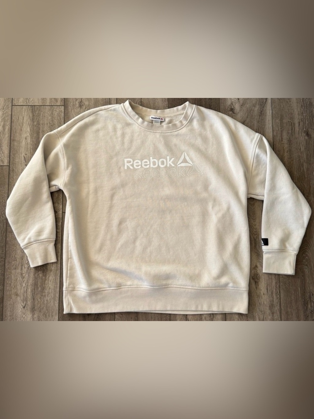 Reebok Sweatshirt Wo’s XXL Relaxed Fit Pullover 2XL Soft Fleece Lined Heavy Gym